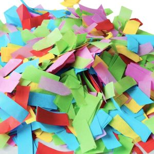 PAPEL CONFETTI 50X20MM MULTICOLOR