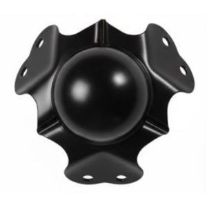 Esquinero grande tipo bola con ranura para angulos Negro